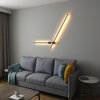 Nordic Slaapkamer Nachtkastje Wandlamp Creatiev Klok Lange Trap Gang Gangpad Woonkamer Achtergrond Wall Art Lampe Café Hôtel