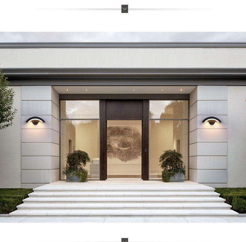 Tuya applique murale intelligente LED applique murale intelligente IP65 étanche applique murale décorative à la mode colorée