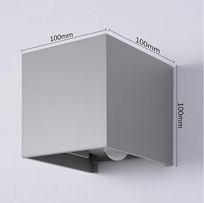 12W étanche IP65 LED applique murale jardin applique avec capteur de mouvement décoration éclairage haut et bas porche extérieur