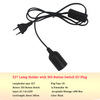 1.8M longueur de ligne E27 douille de lampe à LED a250V 4A 303 convertisseur d'adaptateur de support de lampe marche/arrêt pour support de douille de Suspension de lumière LED