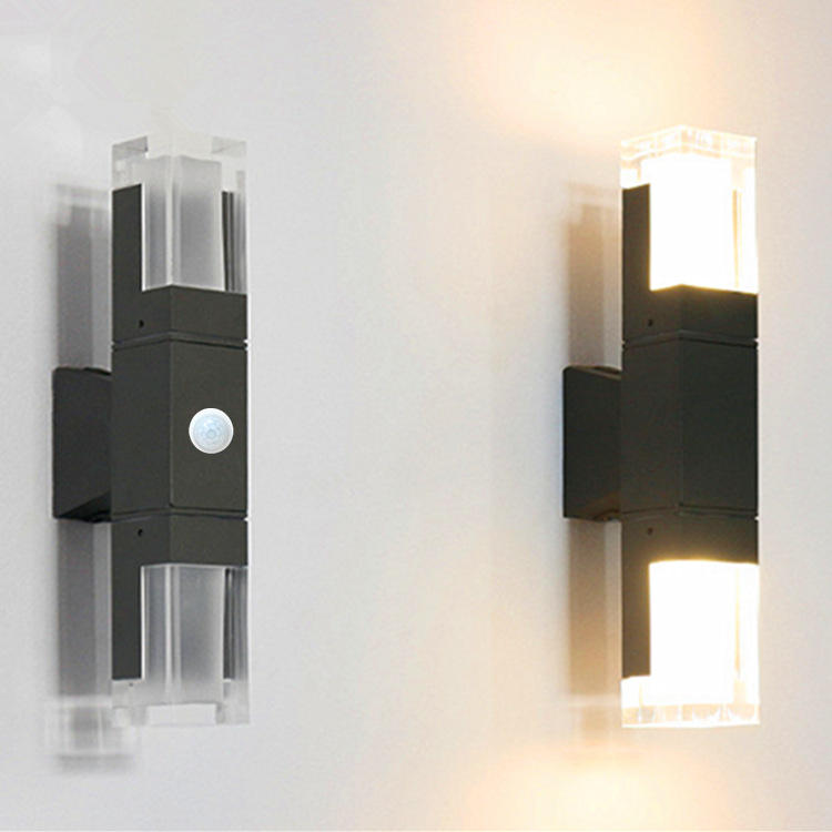 Applique murale Led en aluminium extérieur IP65 étanche vers le bas applique murale pour la maison escalier chambre chevet couloir éclairage réglable