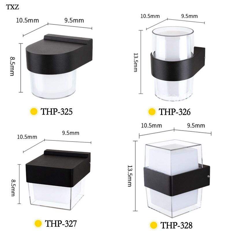 nouvelle APP controle LED applique murale intelligente IP65 étanche applique murale décorative à la mode colorée
