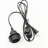 Câble de ligne 303/304/317/301 cordon d'alimentation gradateur/interrupteur à Double bouton fil de prise ue pour ampoule LED/lampe de bureau luminaire USA E26 AU