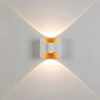 Bogy en aluminium moderne décoratif intérieur extérieur imperméable à l'eau vers le haut et vers le bas des appliques murales à LED