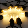 E14 S14 lampe à incandescence E27 lampe décorative chaîne LED ampoule 110V 3V solaire Edison ampoule vintage PC plastique A filament