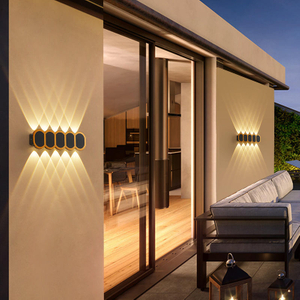 6W 12W LED applique murale extérieure étanche IP65 porche jardin applique intérieure chambre chevet décoration éclairage lampes aluminium