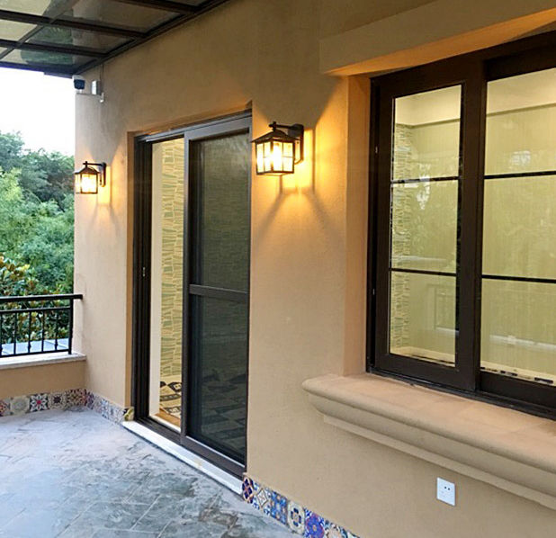 Populaire Europe Carré Pilier Lampe Extérieure Rétro Étanche Colonne Lumière Jardin Balcon Villa Communauté Corridor Chapitar Lampes