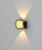 Nouveau Style or pomme personnalité applique murale Simple Led salon fond rond applique hôtel Hall couloir éclairage