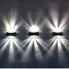 Transparent haut et bas solaire applique extérieure étanche ménage jardin terrasse balcon atmosphère décor lumière