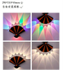 Nouveau Style 8W noir or nordique personnalité applique Simple Led salon fond rond applique hôtel minimaliste