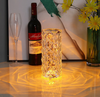 Lampe de table à température tricolore luminaire décoratif petite lampe de table veilleuse rechargeable contrôle tactile 