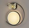 Applique murale de style nordique Lampe suspendue papillon Applique murale papillon LED Moderne Applique murale papillon Décor Lampes de chevet pour la maison Salon Éclairage intérieur nordique