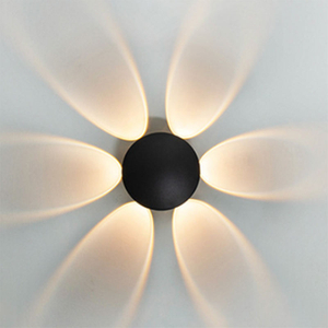 Nouvelle applique murale led moderne minimaliste extérieur salon américain étanche à l'humidité applique murale