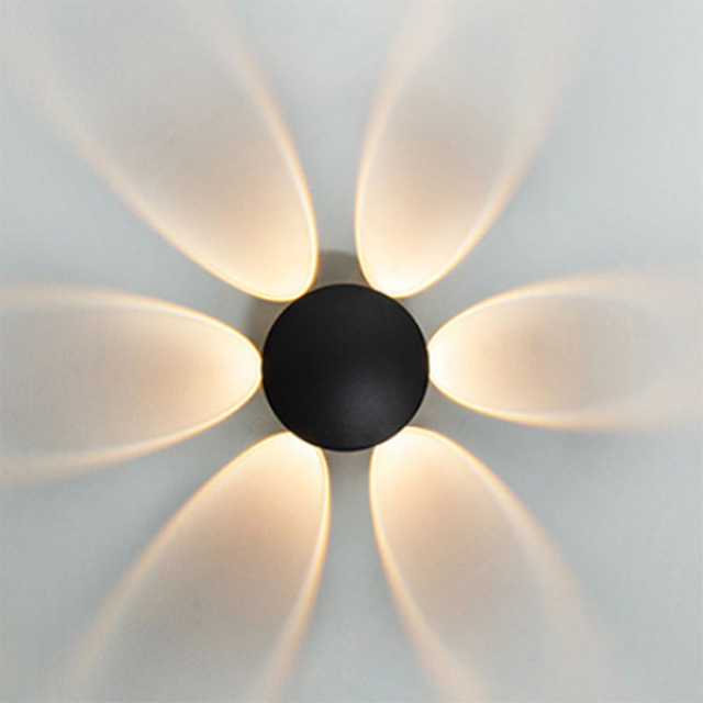 Nouvelle applique murale led moderne minimaliste extérieur salon américain étanche à l'humidité applique murale