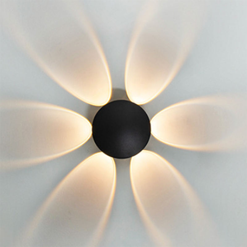 Nouvelle applique murale led moderne minimaliste extérieur salon américain étanche à l'humidité applique murale