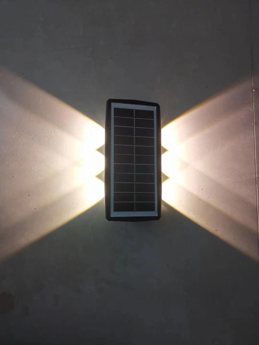 Réverbère Led Lumière Solaire Extérieure Étanche Lumières Solaires pour Cour Rue Paysage Jardin Décor Lampe Extérieure