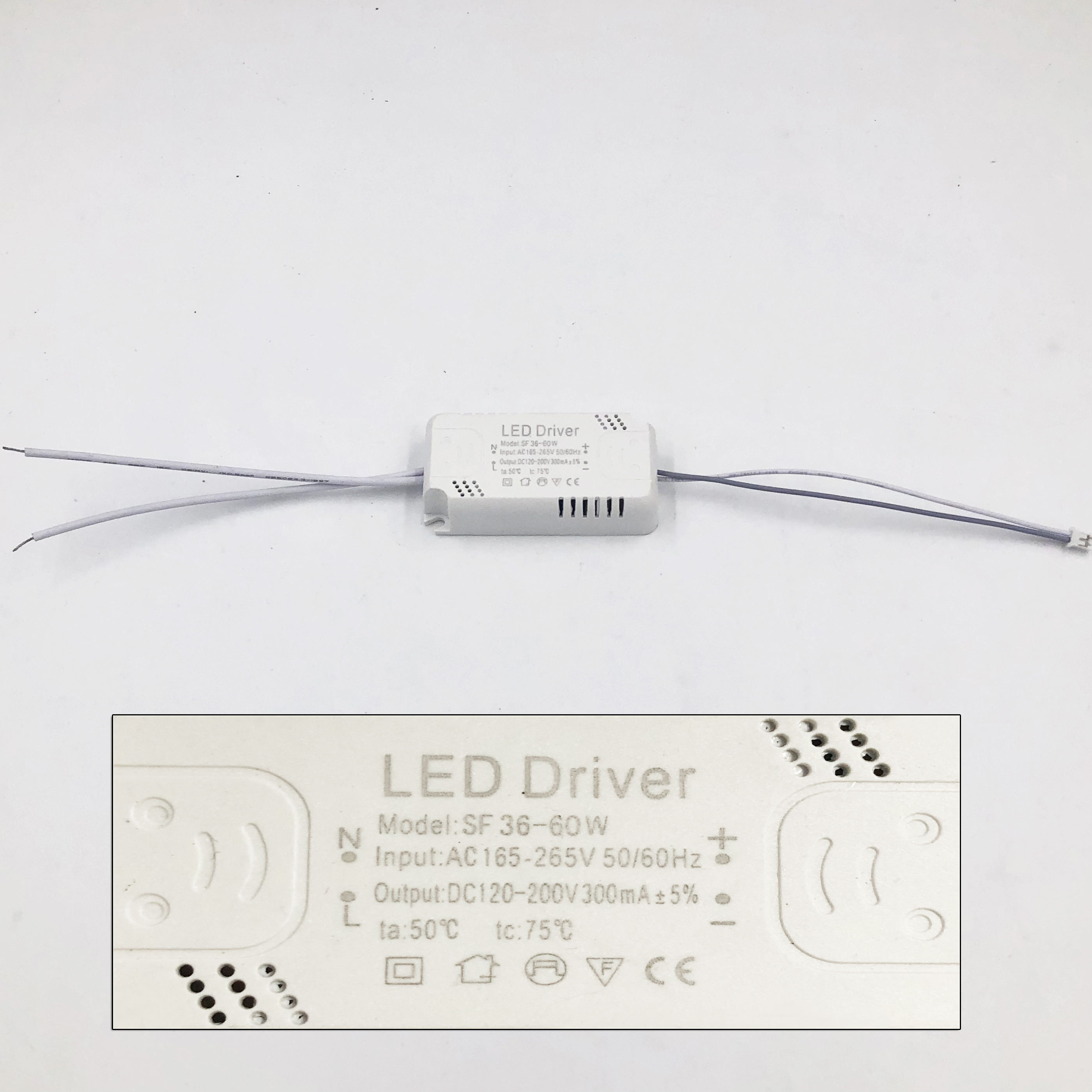 8-120W LED Driver Led Driver Alimentation Transformateur d'éclairage non isolant Entrée AC175-265V Adaptateur de luminaire pour lampe à led