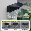 Lumières de jardin extérieures d'escalier de lampe solaire de LED blanc chaud décoration lumineuse de balcon d'énergie solaire imperméable pour la clôture d'escalier de Patio