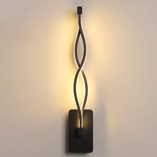 Fournisseur direct d'usine chevet led applique murale chambre décorative haut et bas éclairage de chevet