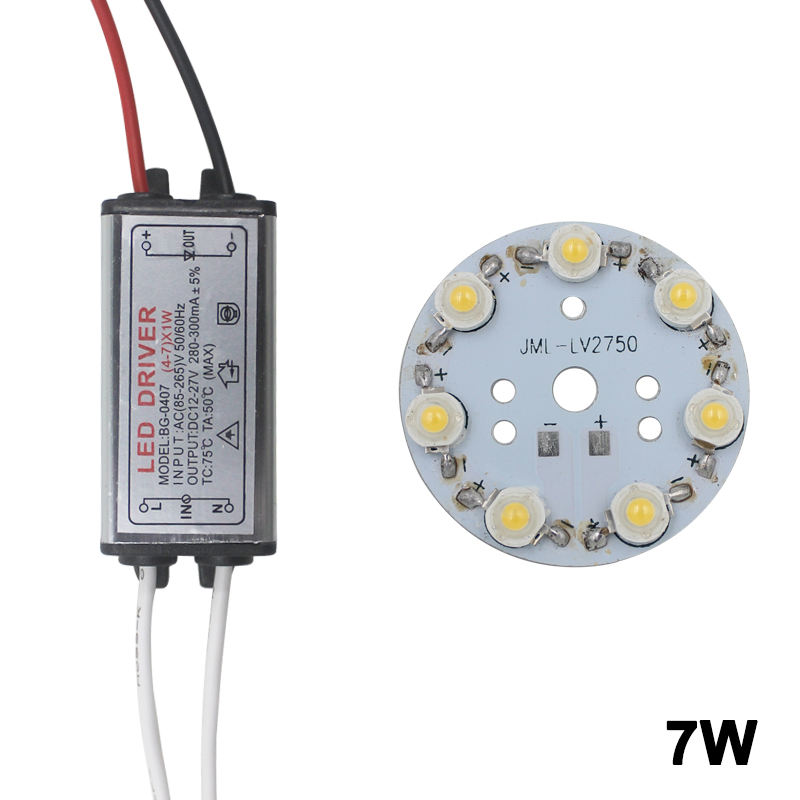 Lampe à ampoule haute puissance 3W avec transformateur d'éclairage de conducteur d'adaptateur de conducteur de LED 280-300mA