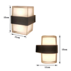 10 * 2W Luminaires Muraux 2.4G LED Applique Murale Trois Température De Couleur avec Télécommande Acrylique Étanche Applique Murale