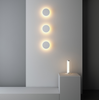 Lampe de mur LED de forme ronde de lumière LED moderne et lampes de chevet de veilleuse d'intérieur de haute qualité