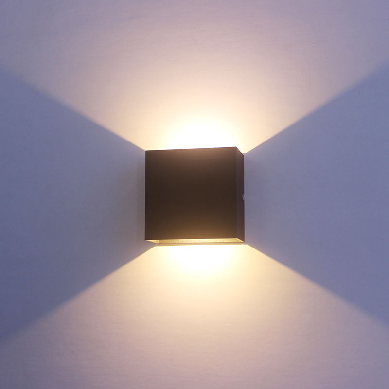 6W COB Applique Moderne En Aluminium Couloir 3000K + Éclairage LED Applique Murale Intérieur Lampe Intérieure Industrielle Projection Lumières