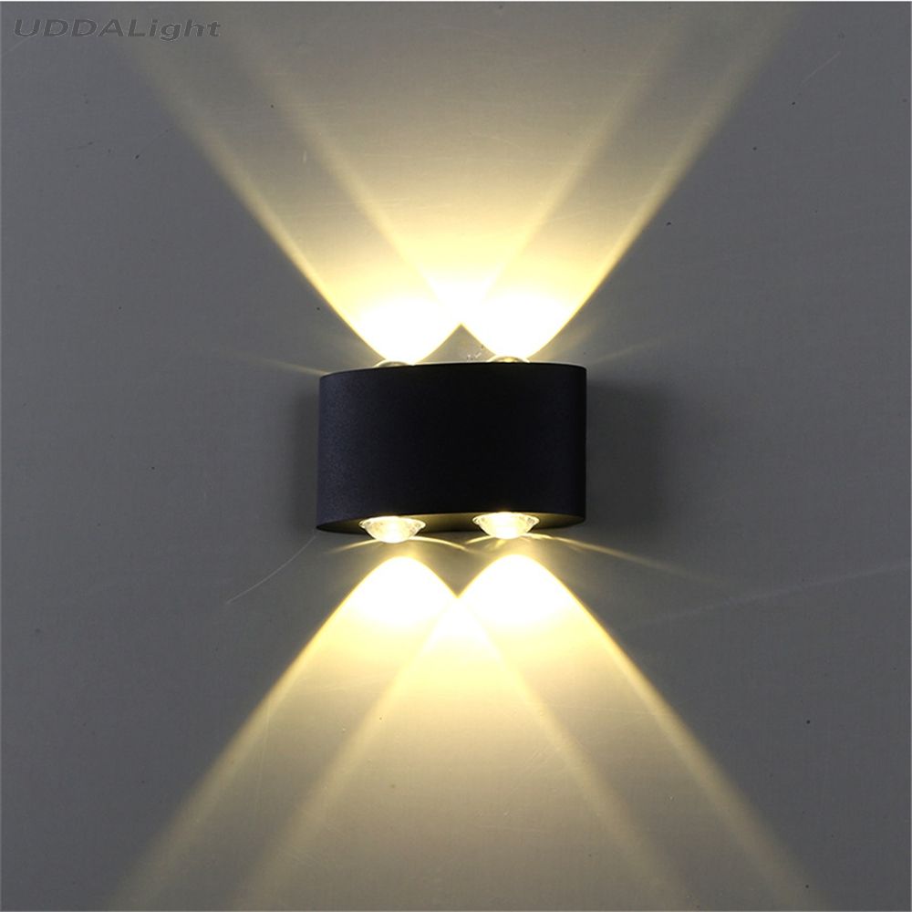 Hot Sale 4W LED Lampe de mur extérieur Étanche IP65 Éclairage de porche de jardin