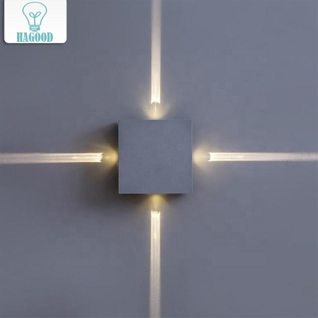 LED Intérieur Applique Murale En Aluminium Hoteol Barber Shop Applique Salon Haute Qualité Croix Étoile avec Bon Prix