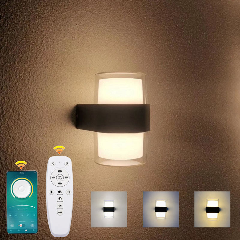 Fabriqué en usine 10W haut et bas applique murale pour cour jardin éclairage intérieur décor extérieur étanche LED Wandlamp