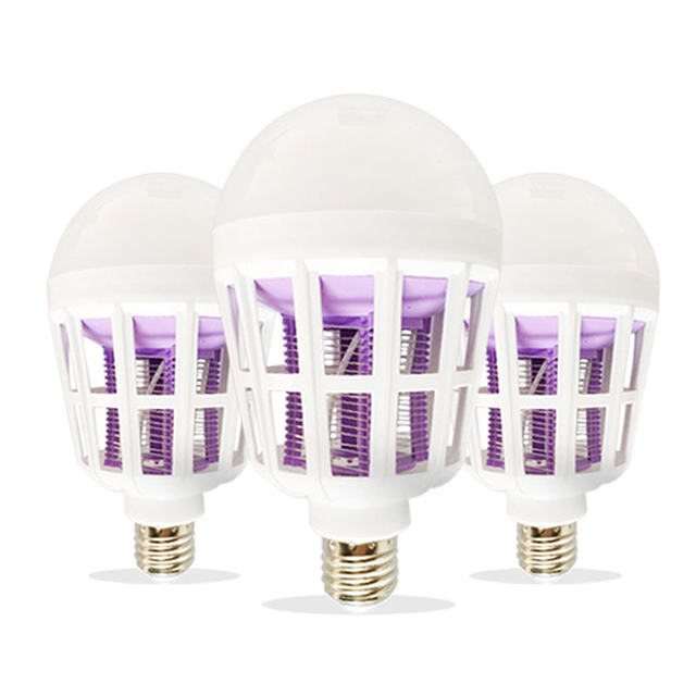 E27 15W LED ampoule 220V maison pratique tueur de moustiques veilleuse répulsif mouche insecte tueur piège lampe de nuit