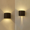 Conception de demi-cercle étanche led applique murale 6W éclairage extérieur avec luminaires à prix direct usine appliques lampe applique