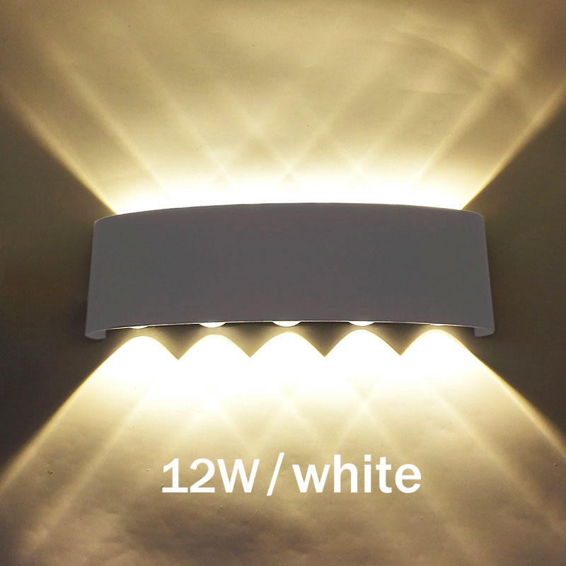 2W ~ 12W bas prix lampe à LED étanche IP65 applique murale cour extérieure balcon Piazza porte escalier décor LED Wandlamp applique