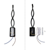 21W LED Appliques Murales Art Porche En Aluminium Décoration Lampe 2.4G Trois Couleurs Dimmable avec Contrôleur De Chevet Éclairage Lumineux