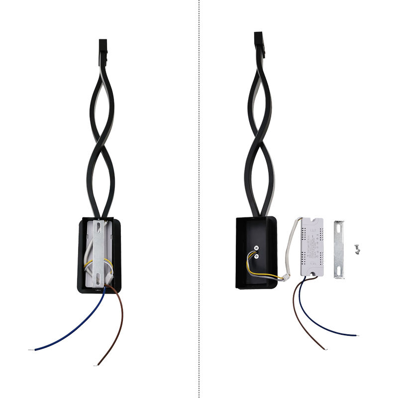 21W LED Appliques Murales Art Porche En Aluminium Décoration Lampe 2.4G Trois Couleurs Dimmable avec Contrôleur De Chevet Éclairage Lumineux