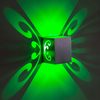 Papillon Applique 3W LED Applique Led Applique Murale En Aluminium pour Allée Chambre Couloir Porche Fond Luminaire