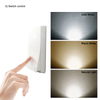 LED wandlamp éclairage domestique moderne décoration applique murale tricolore 2.4G gradation télécommande lumières en aluminium