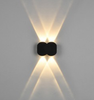 4W 6W 8W Noir 001 Applique Murale Étanche Conception Populaire Up And Down Applique Hôtel Lampe LED Appliques Murales