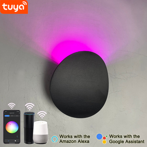 9W applique lampe intelligente led applique murale extérieure Tuya app contrôle applique extérieure étanche lumière réglable couleur réglable