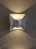 Applique murale extérieure cylindre d'éclairage haut-bas applique extérieure rajeunissement applique extérieure en forme d'arc applique murale LED étanche