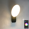 9W applique murale intelligente lampes intelligentes lumière led contrôle de l'application lumière led contrôle de l'application éclairage contrôlé par l'application Tuya App applique extérieure téléphone portable applique murale télécommandée