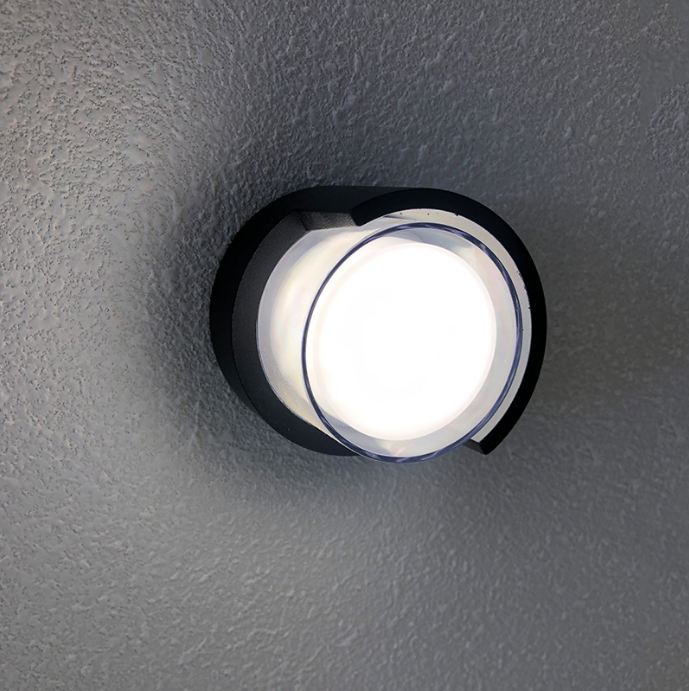 Lampe à led décorative applique murale étanche ronde en acrylique et veilleuse extérieure lumières et éclairage maison appliques murales modernes