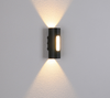 Noir Blanc Décoration Applique Murale Led Carré Rond Haut Et Bas Lumière Ip65 Étanche À Côté Led Cylindre Lumière Applique Murale