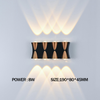 LED Étanche IP65 Jardin Balcon Applique Murale Décorative Intérieure Et Extérieure