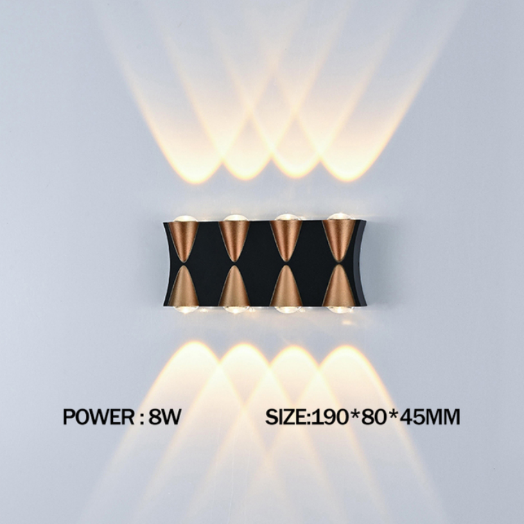 LED Étanche IP65 Jardin Balcon Applique Murale Décorative Intérieure Et Extérieure