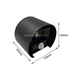 Conception de demi-cercle étanche led applique murale 6W éclairage extérieur avec luminaires à prix direct d'usine appliques lampe