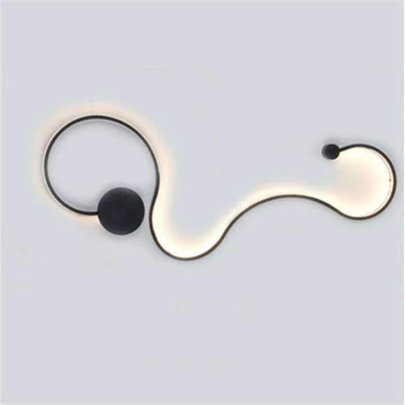 Applique minimaliste postmoderne nordique créatif led chambre chevet décoration applique salon couloir allée lampes