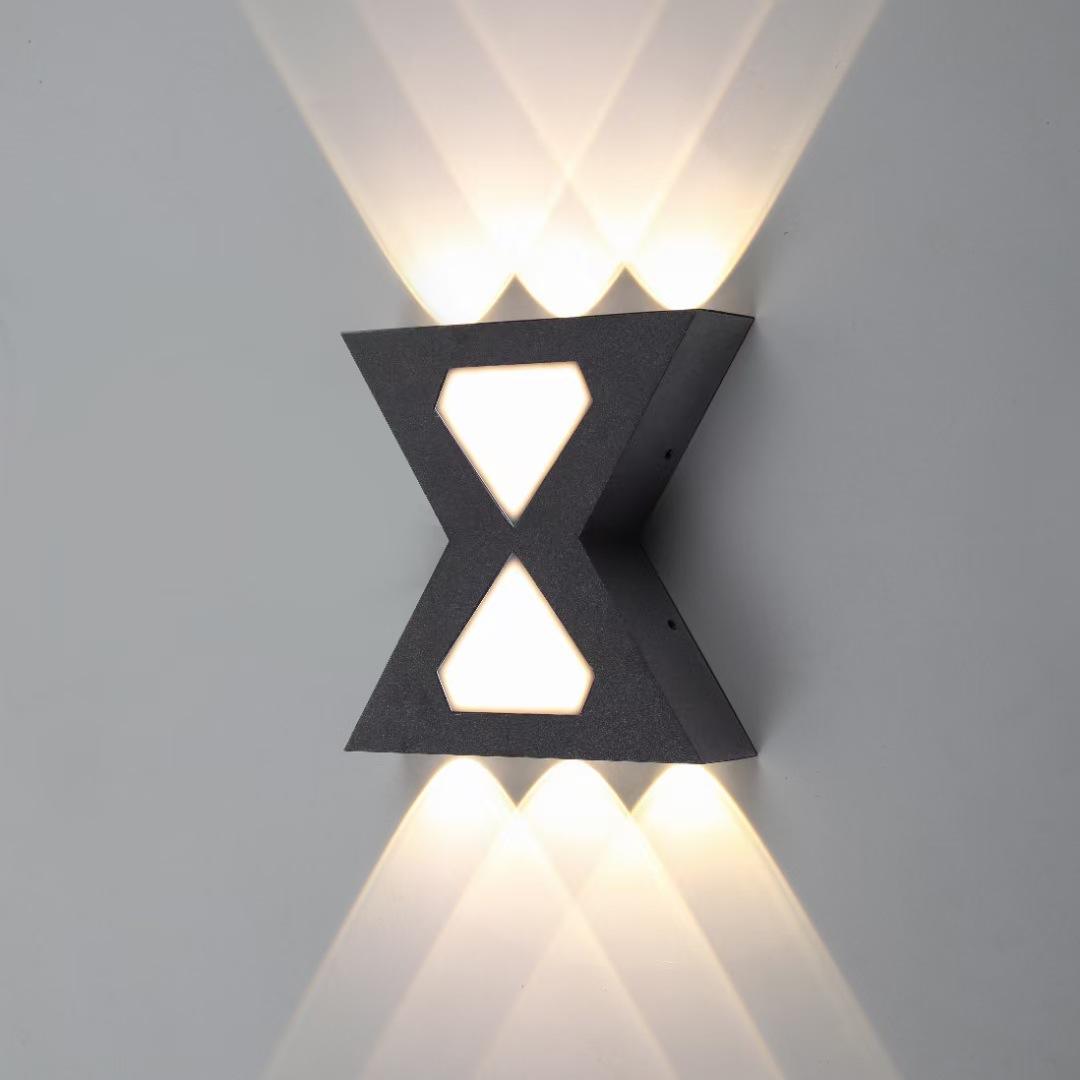 Moderne Vierkante IP65 10W LED Wandlamp Aluminium Extérieur Waterdichte Wandlamp Tuin Véranda Patio Opzij Voordeur Wandlampen