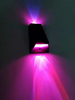 LED Solaire Alimenté Charge Lumière Extérieure Up Down Étanche Éclairage Mur Lampes Jardin Décoration Pont Clôture Paysage IP65 ABS