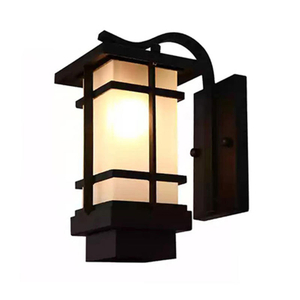 Nouvelle applique extérieure chinoise simple moderne créatif cour lampe couloir étanche mur extérieur balcon applique fabrication
